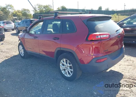 2015 Jeep Cherokee Sport z USA, uszkodzony, nr VIN 1C4PJMAB3FW564718